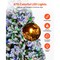 Green-White PVC 7.2ft Pre-Lit Christmas Tree with 470 LED Lights